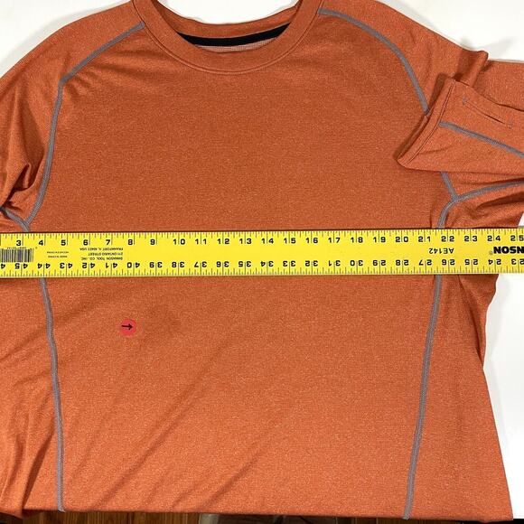 QÔR Men's XL POLARTEC Wool Blend PowerDry Long Sleeve Base Layer Shirt Gorpcore - Picture 4 of 10